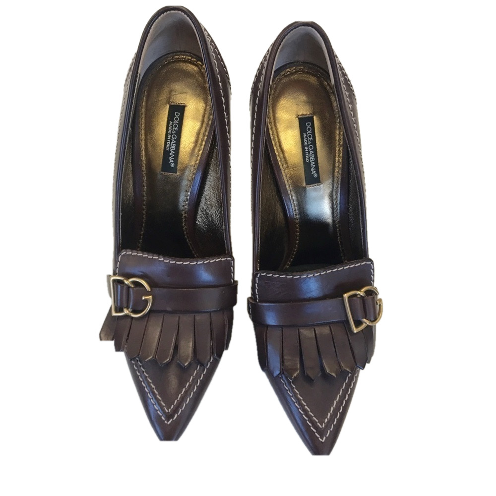 Dolce & Gabbana "Vit-Parma T'moro" Fringe Loafers